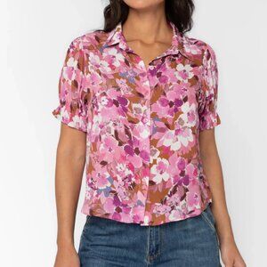 Kitt Blouse, Pink Blossom